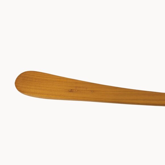 Wood Croftery France Vtg Wooden Spoon and Fork Rustic Brown Hand Painted Floral - Picture 12 of 16